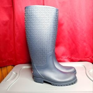 Tommy Navy Rain Boots